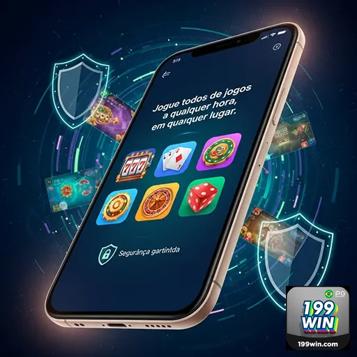 Imagem de uma mão segurando um celular com jogos de cassino na tela